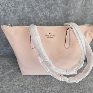 Kate Spade Pink Tote Bag Kitt Color Pink Conch New With Tags